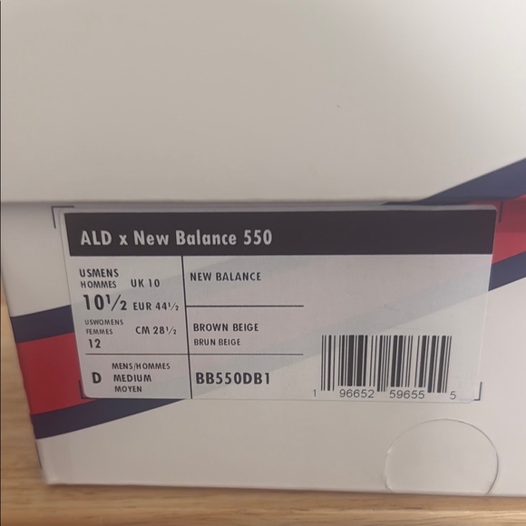 New Balance 550 Aime Leon Dore Brown Suede Sneakers - Picture 8 of 8